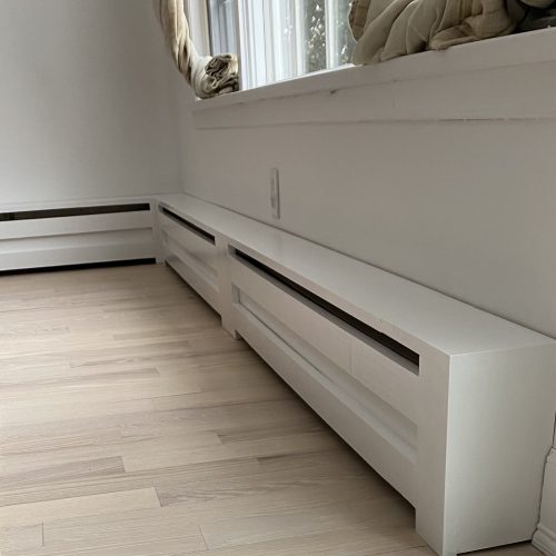 corner radiator cover