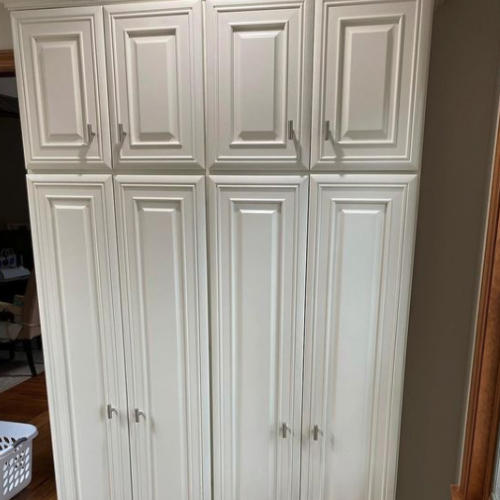 newly painted cabinets